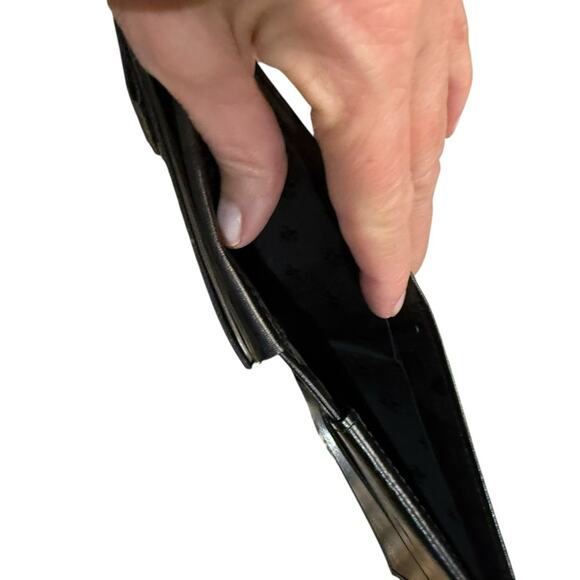 Vintage Heritage Leathers Black Leather Wallet - Picture 3 of 6